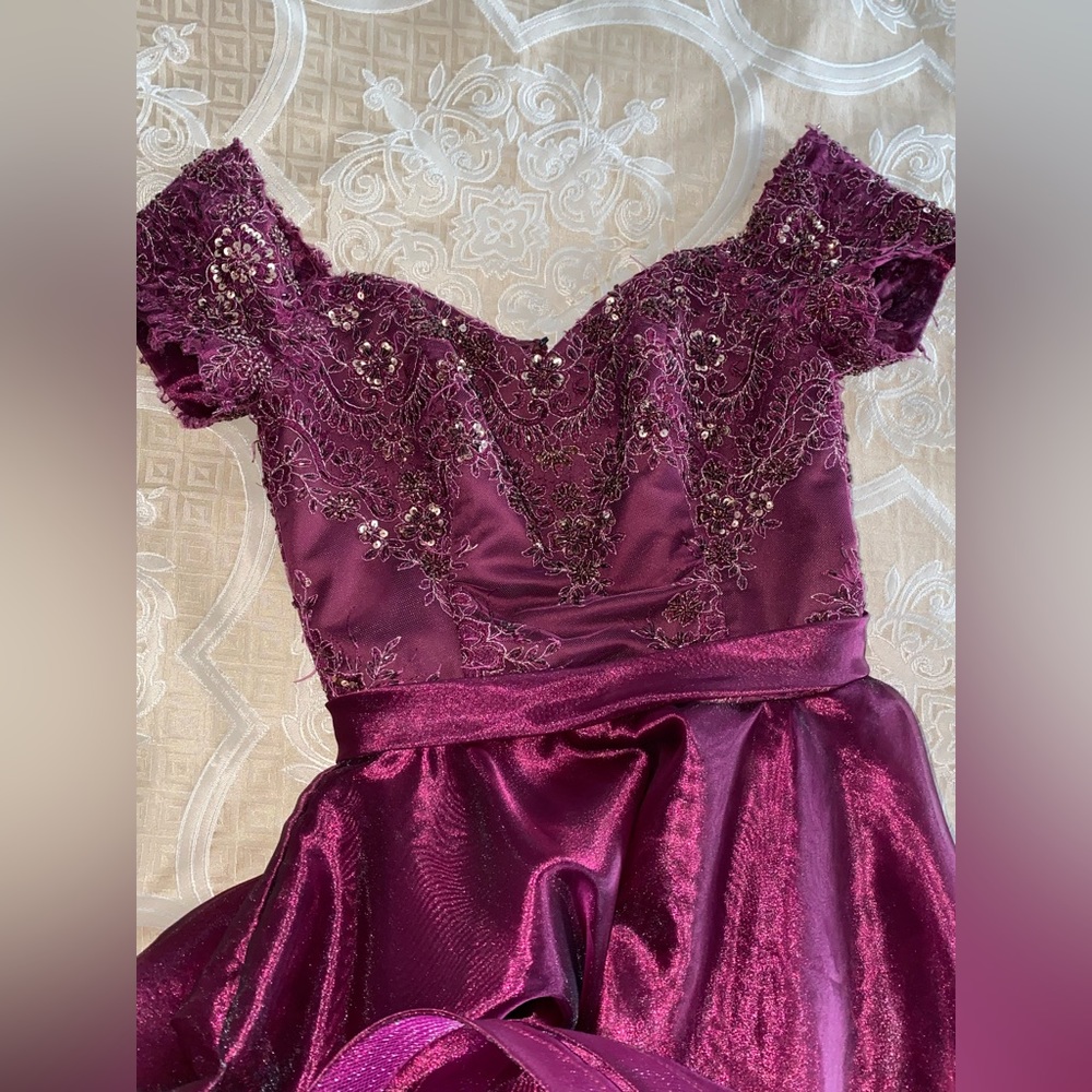 Handmade Prom Dress💜❤️ - Picture 2 of 9